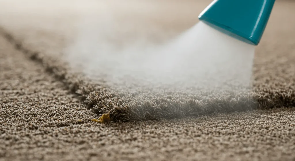Before and after carpet cleaning Cairns